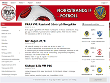 Tablet Screenshot of norrstrandsif.com